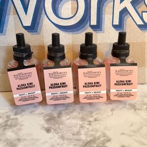 Four Bath & Body Works Aloha Kiwi Passionfruit Wallflower Refills